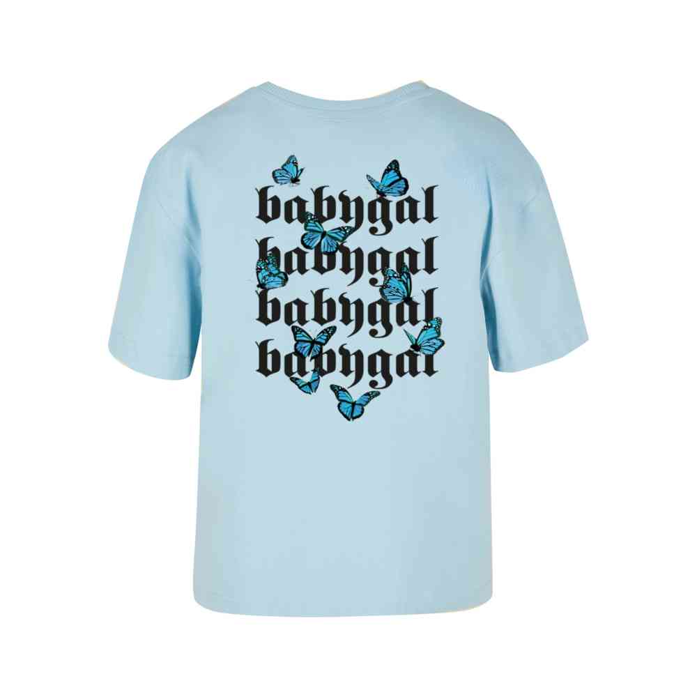 Miss Tee - Babygal Dames Tshirt - Blauw